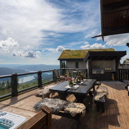 Norefjell - Storhytte Med Jacuzzi Og Fantastisk Beliggenhet Noresund Dış mekan fotoğraf