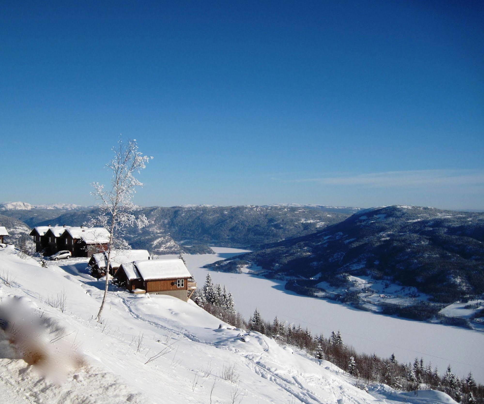 Norefjell - Storhytte Med Jacuzzi Og Fantastisk Beliggenhet Noresund Dış mekan fotoğraf